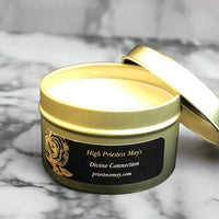 Divine Connection - Crown Chakra Meditation Candle - Tobacco & Rum Scent - H.P. May Magick Shop